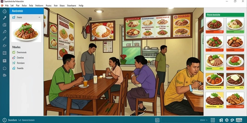 Karakter unik dengan kemampuan khas masing-masing.