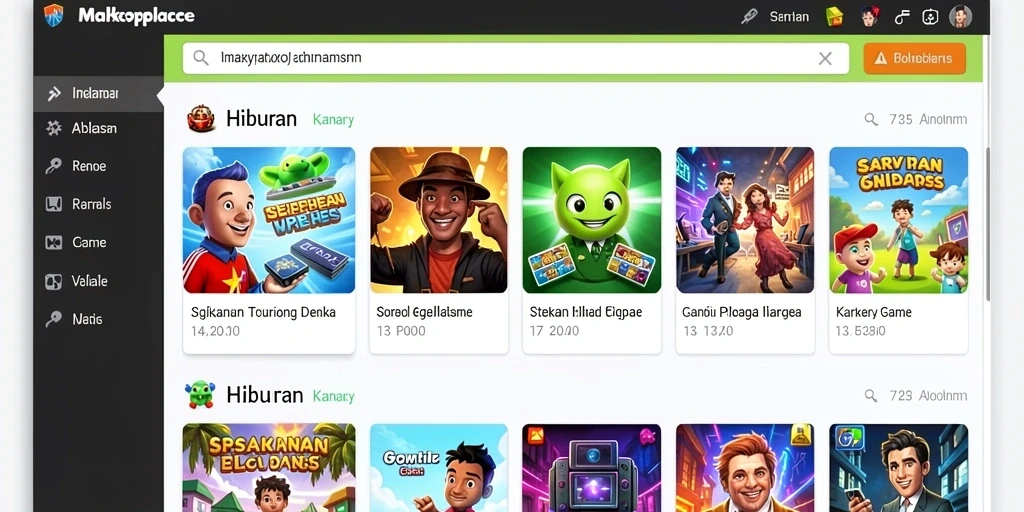Fitur turnamen yang menambah keseruan bermain.