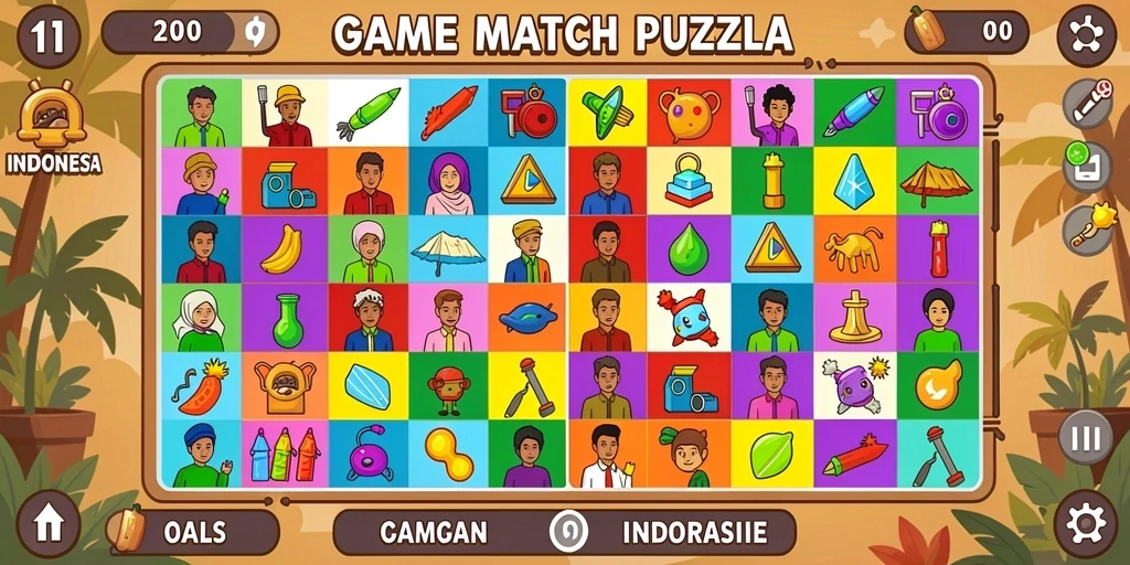Fitur penghargaan yang menarik setelah setiap level.