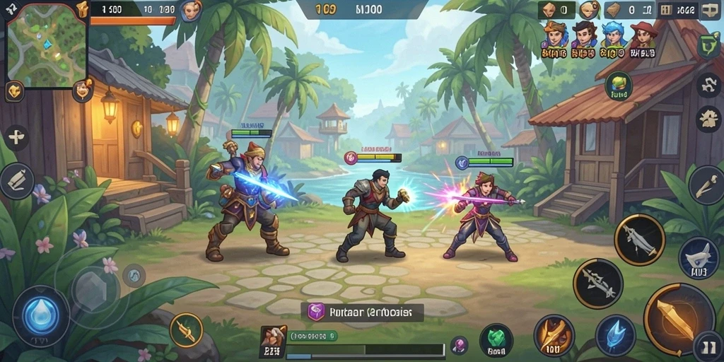 Screenshot menampilkan mode multiplayer yang seru.