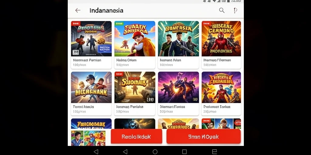 Aksi seru dalam pertempuran melawan musuh.