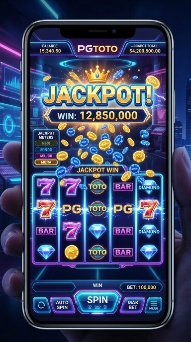 pgtoto — layar beranda